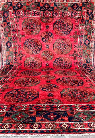 3x2m | Carpet new Handknotted Ersari Khiva Fine Quality Carpet