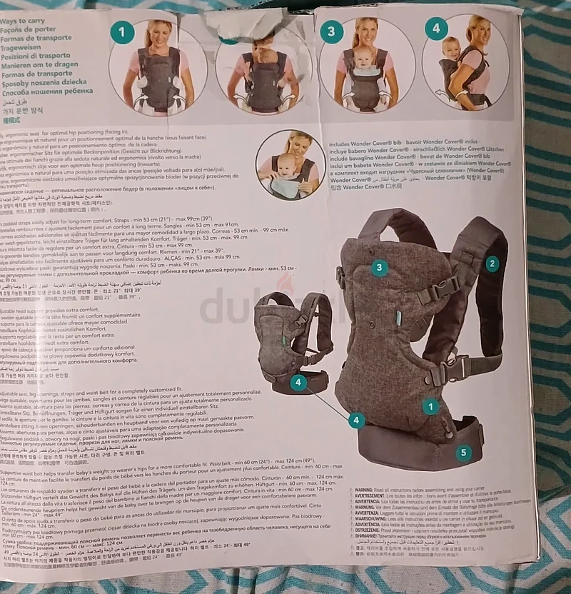 Infantino Flip 4-in-1 Convertible Carrier - Comfort for You and Baby!63205888942595111
