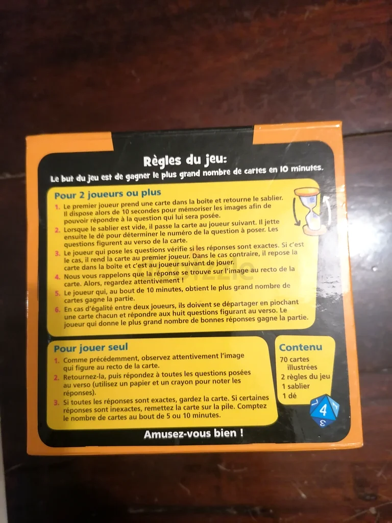 French game. BRAIN BOX ANIMALS63194600235009111