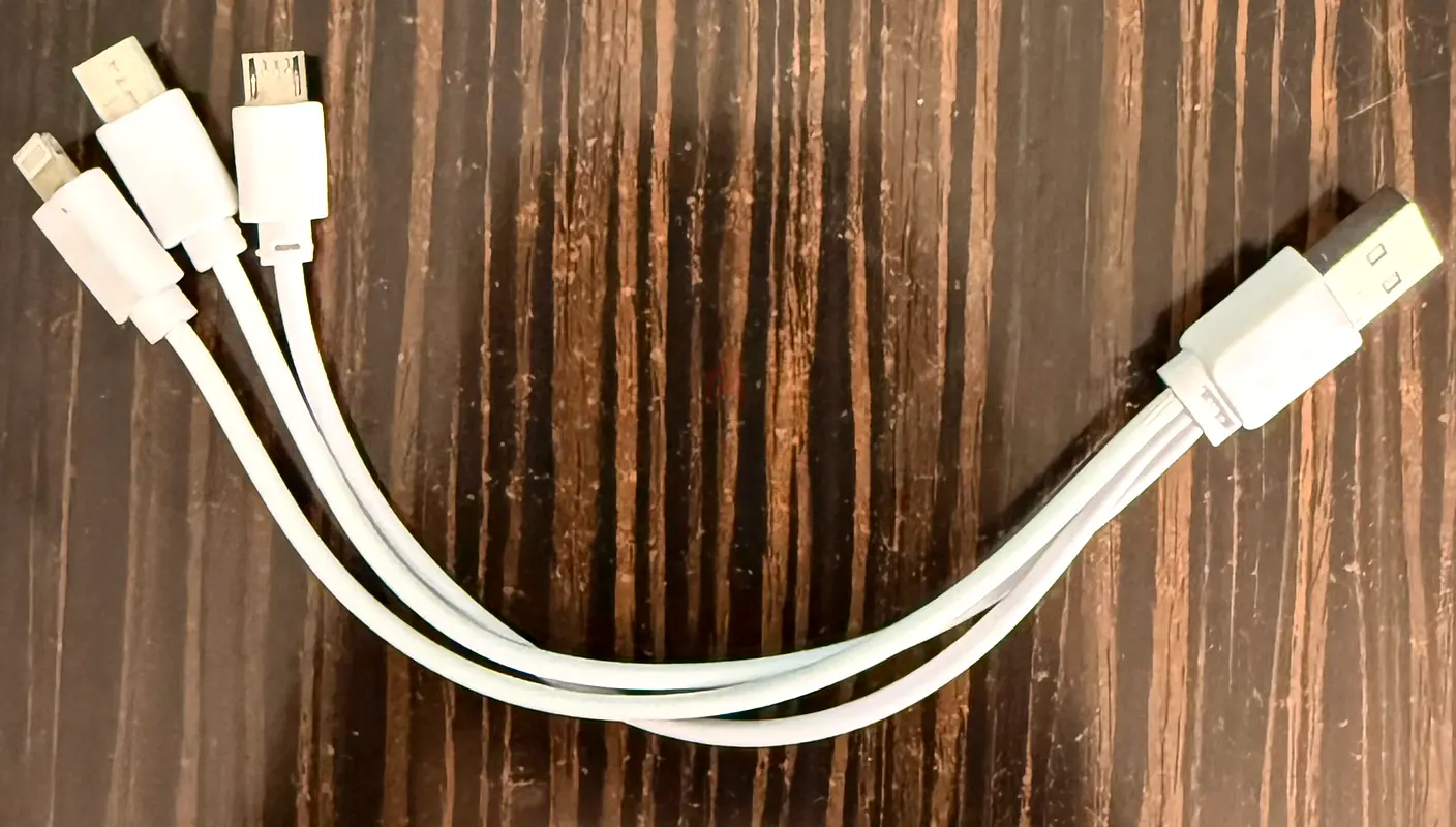 Multiple charging cable