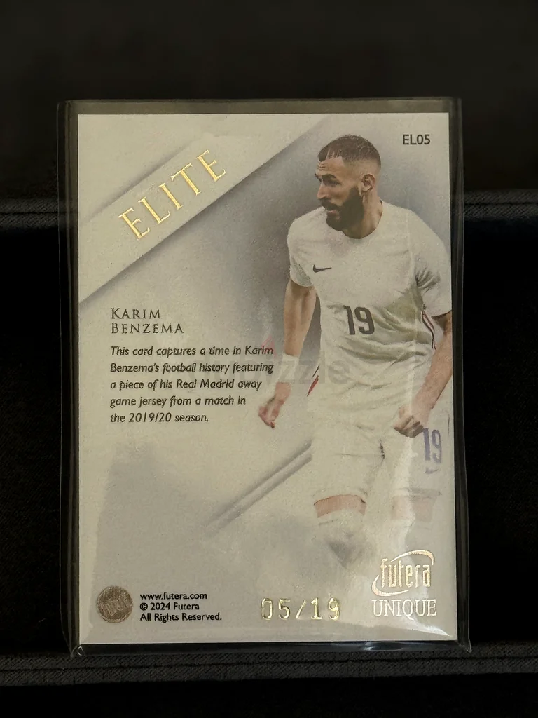 Elite Karim Benzema Futera card63208389051267113
