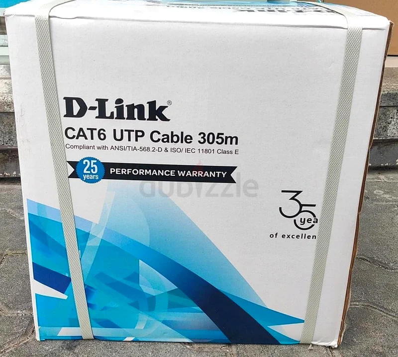 DLINK CAT UTP 305M CAT 6 NETWORK CABLE CAT 6 23 AWG UTP MADE IN INDIA63256070846850113