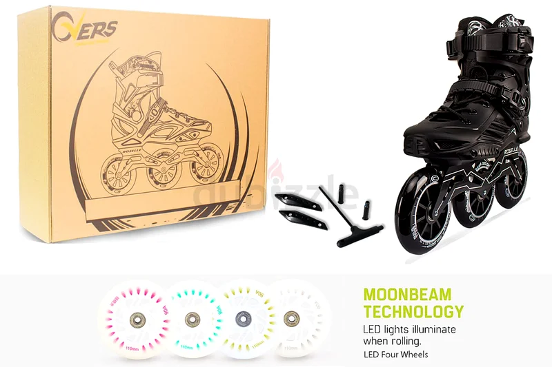 عجلات التزلج الاحترافية ذات العجلات الثلاث مع إضاءة LED63245713131266113