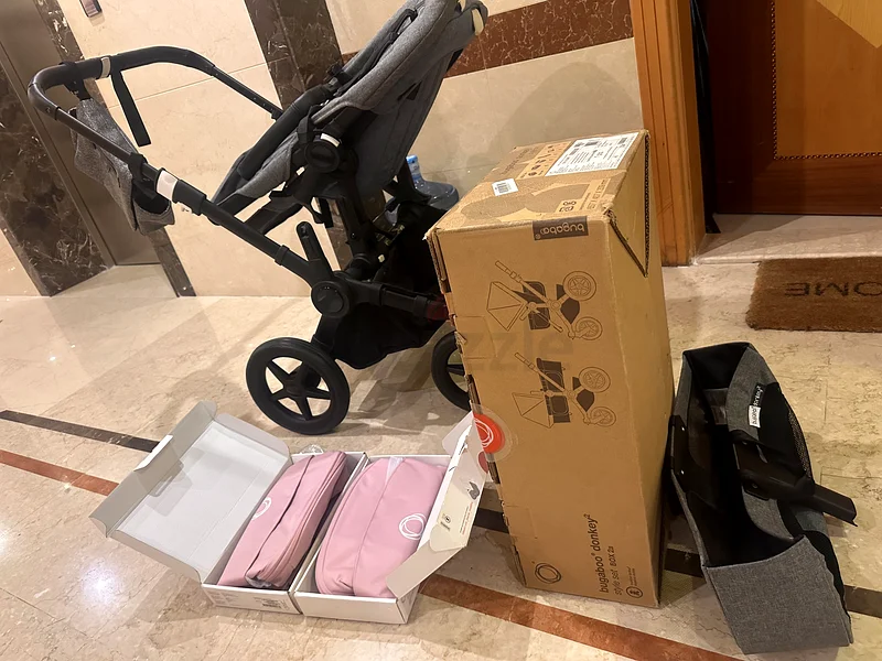 bugaboo donkey double stroller ( NEW fabrics )63206873221505114