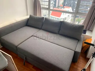 Sofa bed with storage l shaped