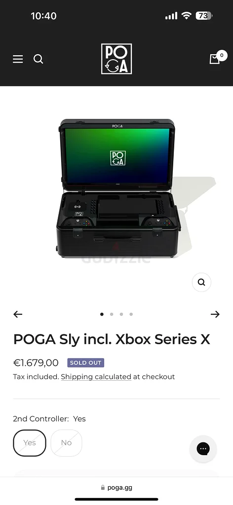 Poga Sly – Portable PS5 Gaming Case with Monitor (Excellent Condition)63231695070595111