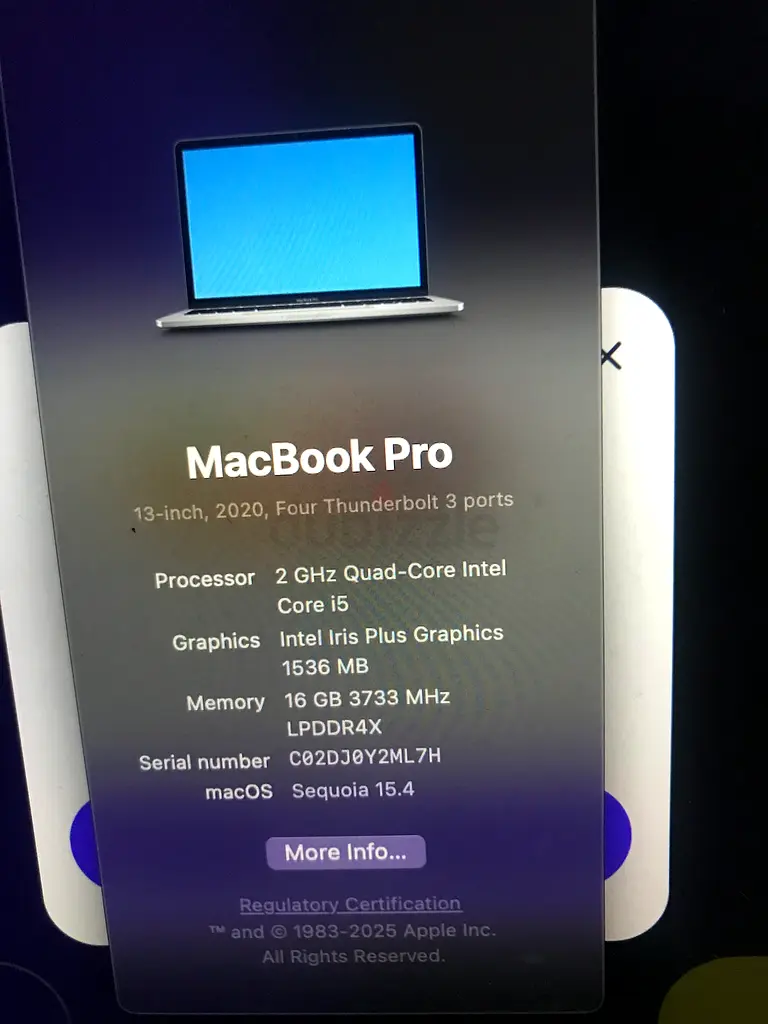 Apple MacBook Pro - Perfect Condition, Great Performance!63254993642499112