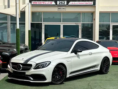 MERCEDES BENZ AMG C63s Gcc 2017 Edition 1 Original paint  4 buttons full option Full carbon fibre