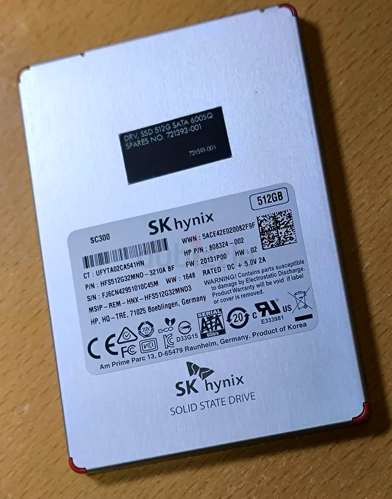 HP + Samsung SSD 51263257115674369112