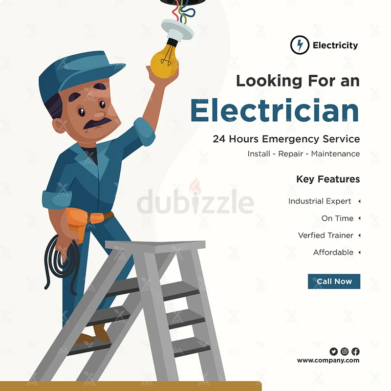 24/7 Electrical Services - Lights, Chandeliers, Socket, Switches, Power Short circuit629356770725141127