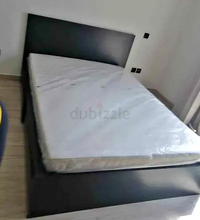 Ikea brimness double bed with headboard 4  drawers underneath.