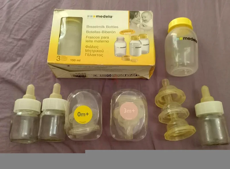 زجاجات تغذية للأطفال الرضع من ميدلا مع حلمات أفنت لجميع الأعمار -63230707843586116