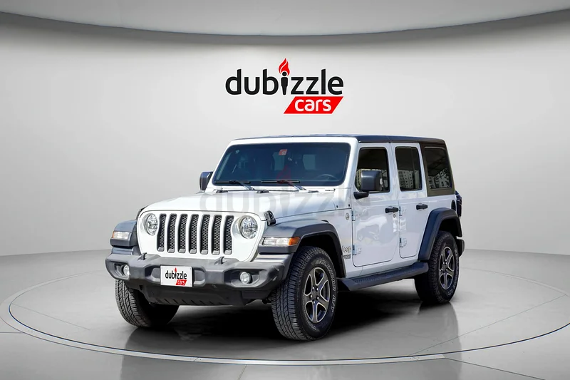 AED 1214/month | 2018 Jeep Wrangler Unlimited Sport | GCC Specs | Ref#30213363152288973315112