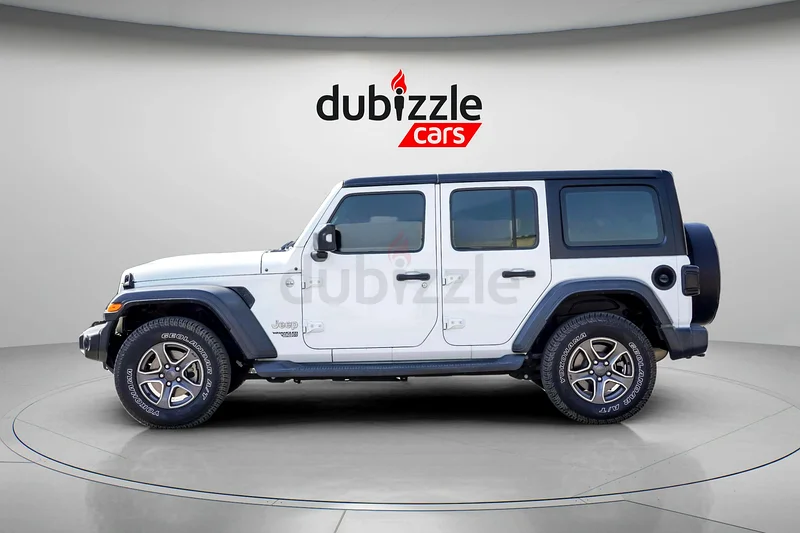 AED 1214/month | 2018 Jeep Wrangler Unlimited Sport | GCC Specs | Ref#30213363152288973315114