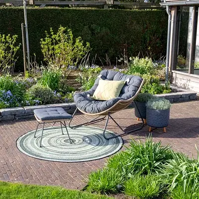 Garden Impressions relaxation chair Luna natural rotan