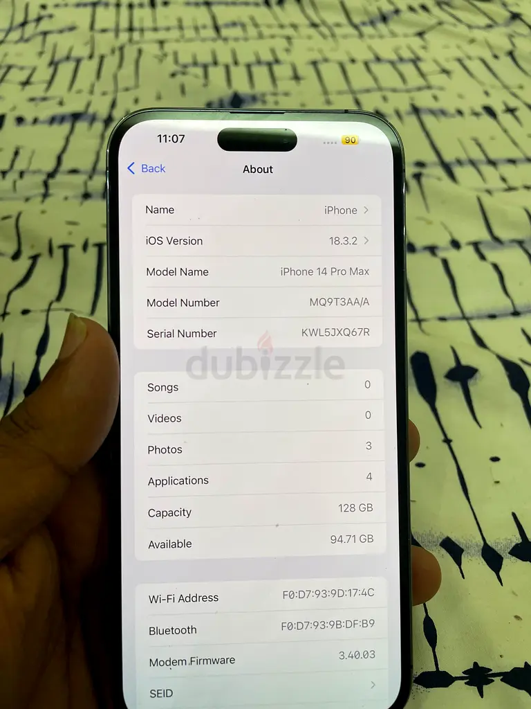 Apple iPhone 14 pro max63212900042243113