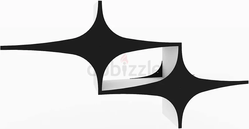 ديكور سكاي، سوسن-سوسن 2 دي سي إم، أبيض، رفوف حائطية، 69×135×20 سم63223852477187111