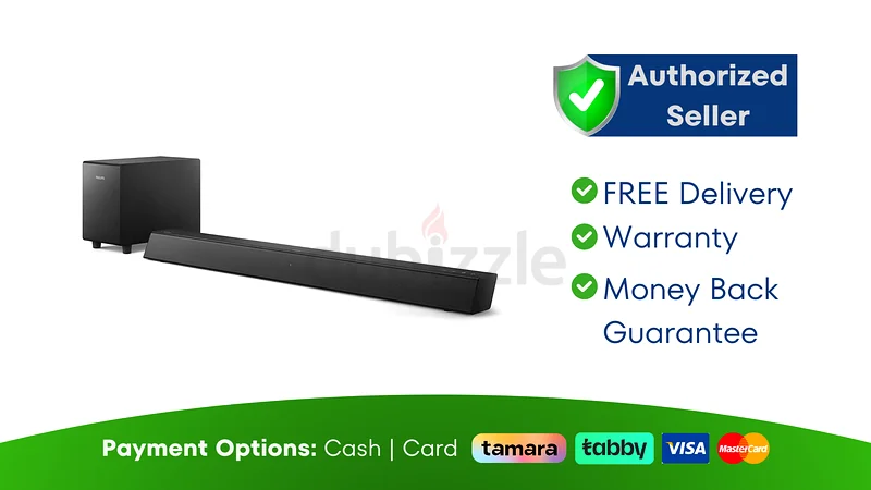 Philips SoundBar 2.1 Channel ● Brand New | 1 Year Warranty | FREE Delivery | SHJ7392632650972839711128