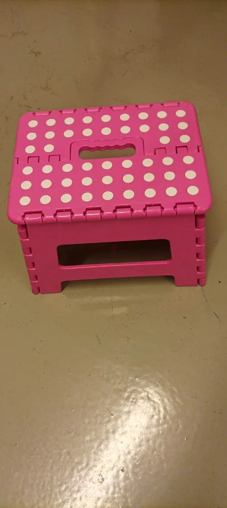 Colorful Pink Folding Step Stool for Kids63177957100419111