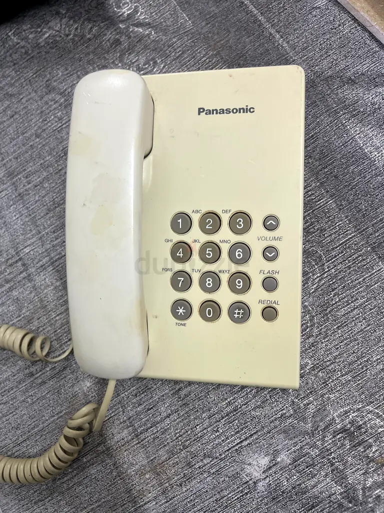 Panasonic KX-TS500 Corded Phone - White/Grey