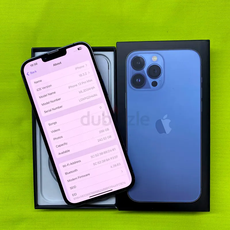 آيفون 13 برو ماكس 256 جيجابايت ترا