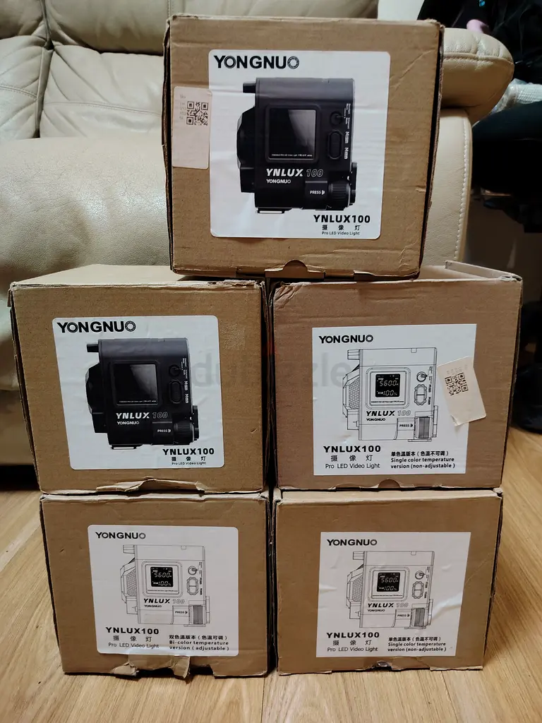 ضوء فيديو LED مدمج YNLUX100 فقط63234124756611115