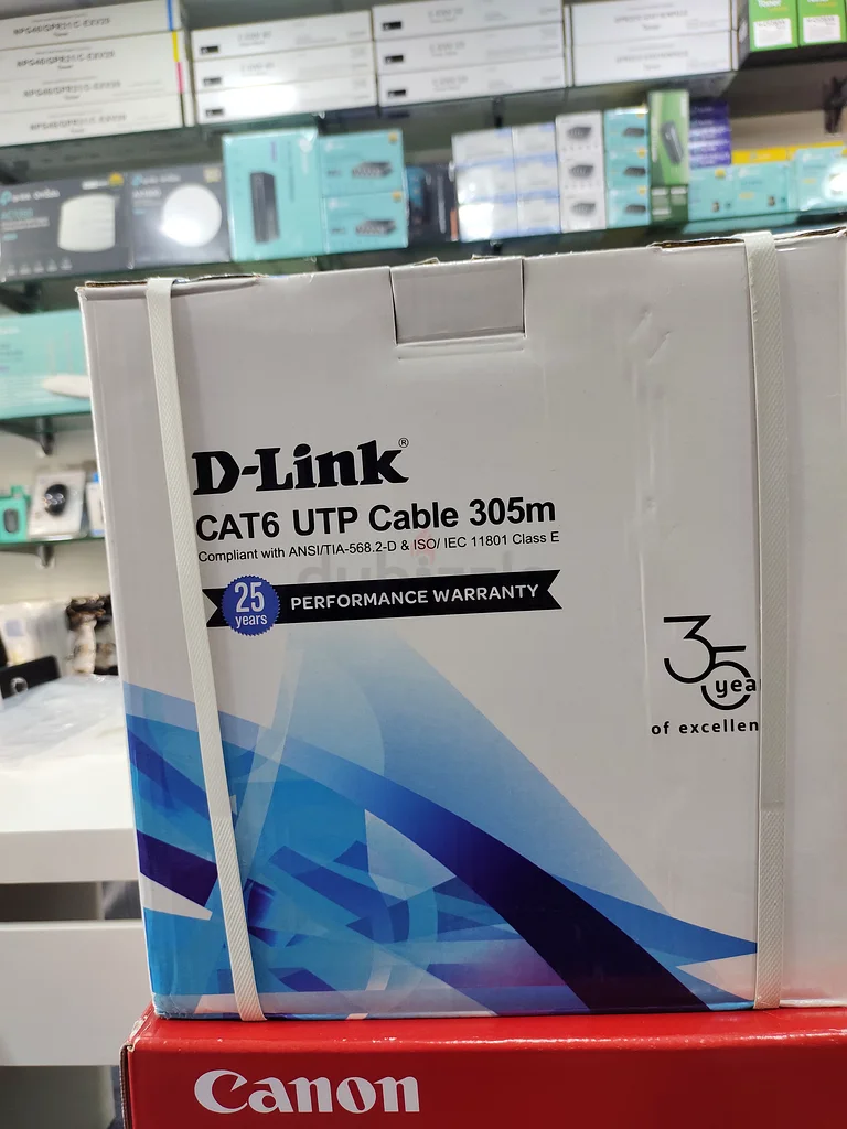 D link DLINK CAT UTP 305M CAT 6 NETWORK CABLE CAT 6 24 AWG UTP MADE IN INDIA63258147366786110