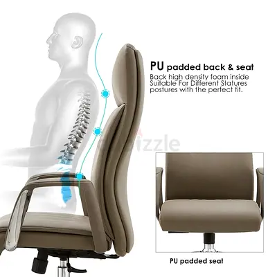 Executive boss office leather chair
