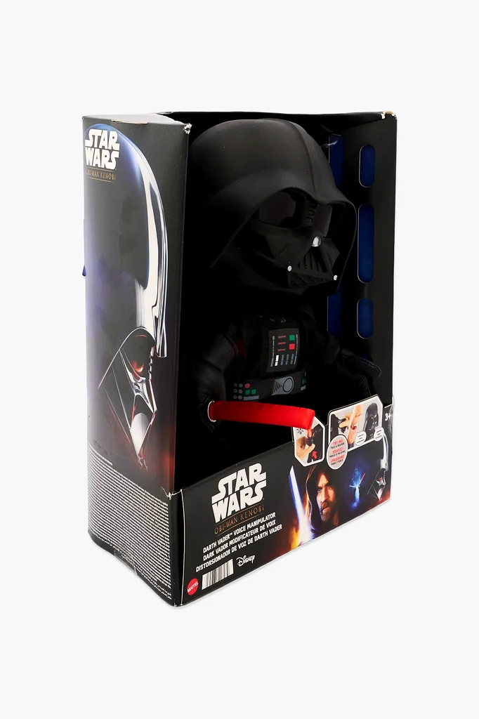 Star Wars Obi-Wan Kenobi Darth Vader Voice Manipulator Plush, Black, New in Box, Interactive Toys63265599400321114