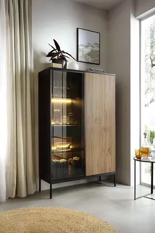 Stylish Modern Cabinet with Elegant Lighting