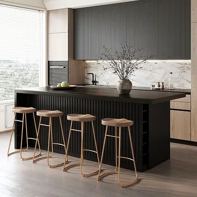 Sleek Modern Kitchen Bar Table - Perfect for Entertaining!
