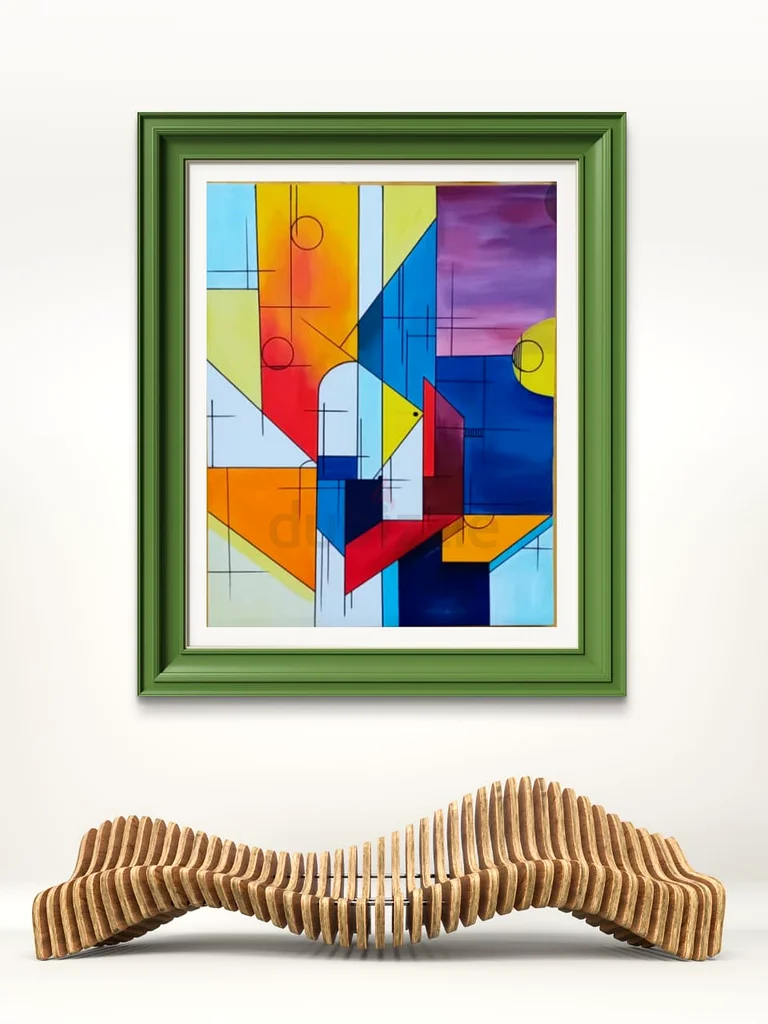 Vibrant Abstract Painting - Modern Art for Collectors Medium: Acrylic on Canvas63177129199362113