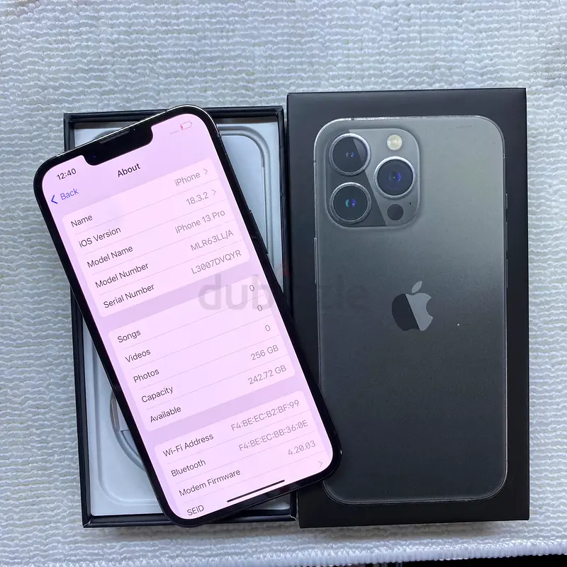 آيفون 13 برو 256 جيجابايت