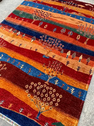 3x2m | new Handmade Beautiful Landscape Tree Carpet Fine Quality