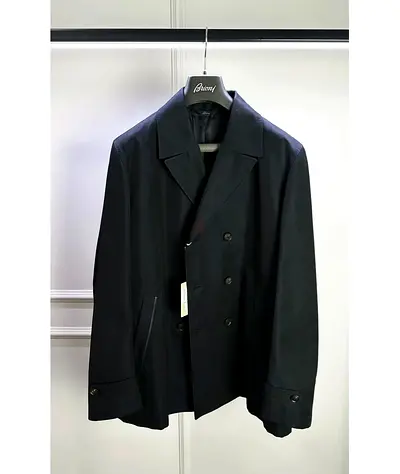 Mens Double-Breasted Jacket 100% Original