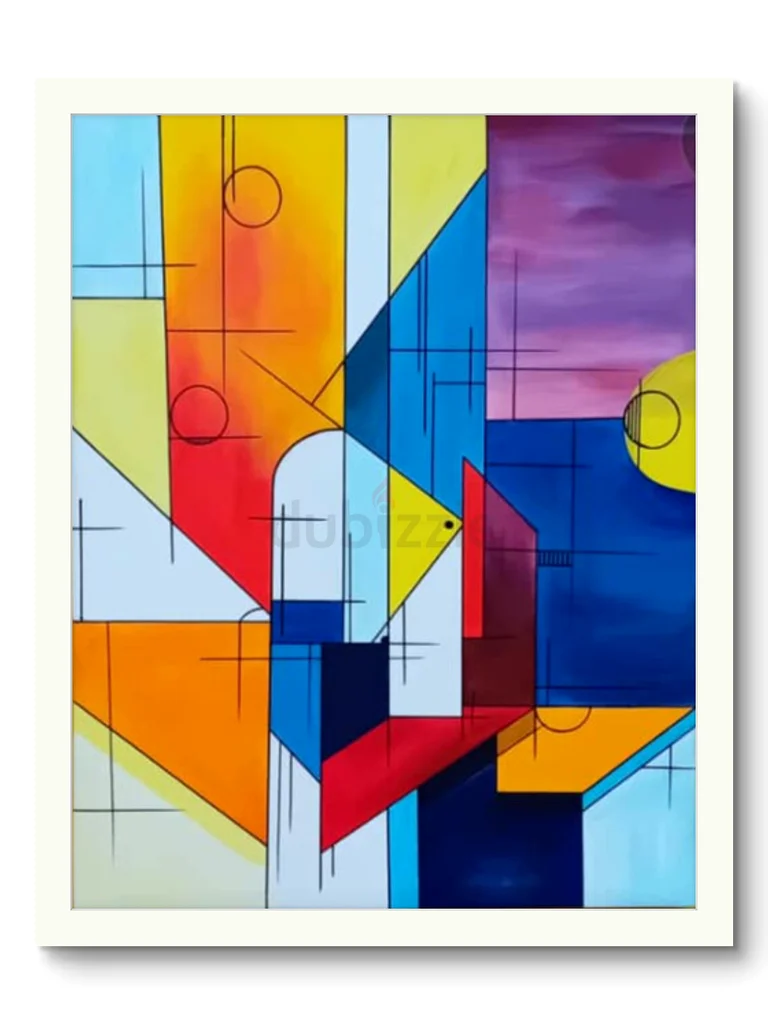 Vibrant Abstract Painting - Modern Art for Collectors Medium: Acrylic on Canvas63177129199362112