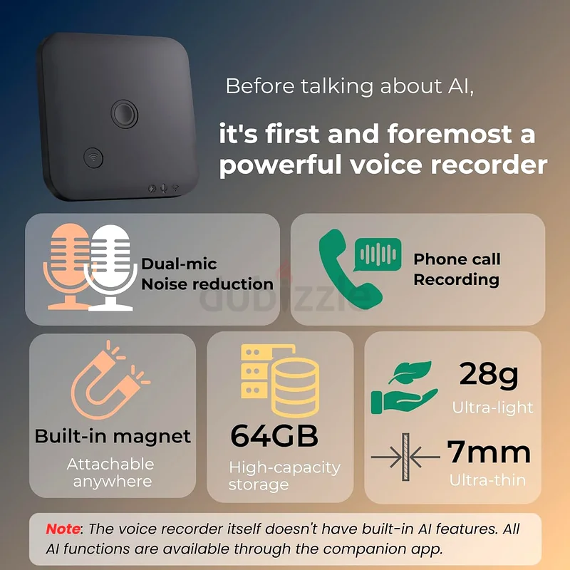 1735 - AI Voice Recorder with APP for AI Voice-to-Text Transcription, GPT-4o Summary, and Mind Mapping63190622714242111