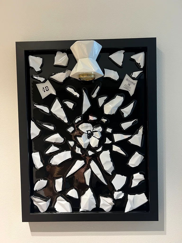 Belvedere 10 Broken Bottle Frame Art Wall hanging62930641721859111