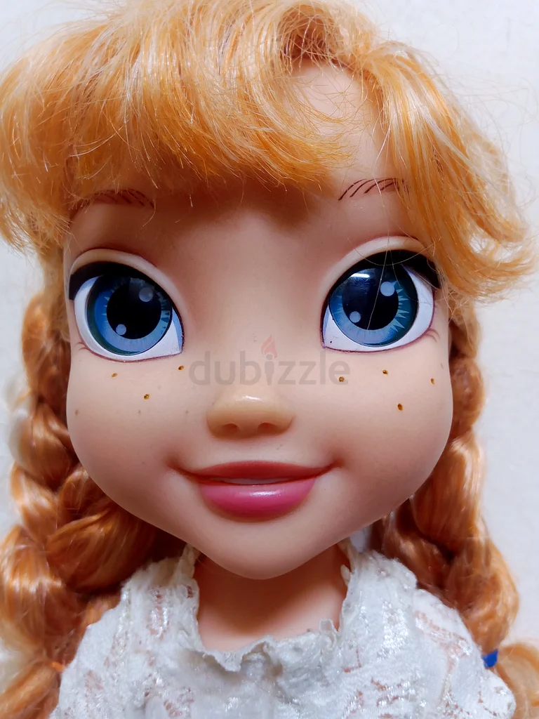 دمية طفلة أن娜 القديمة الساحرة من فيلم الفتيات المجمدات بشعر طويل63227283069057114