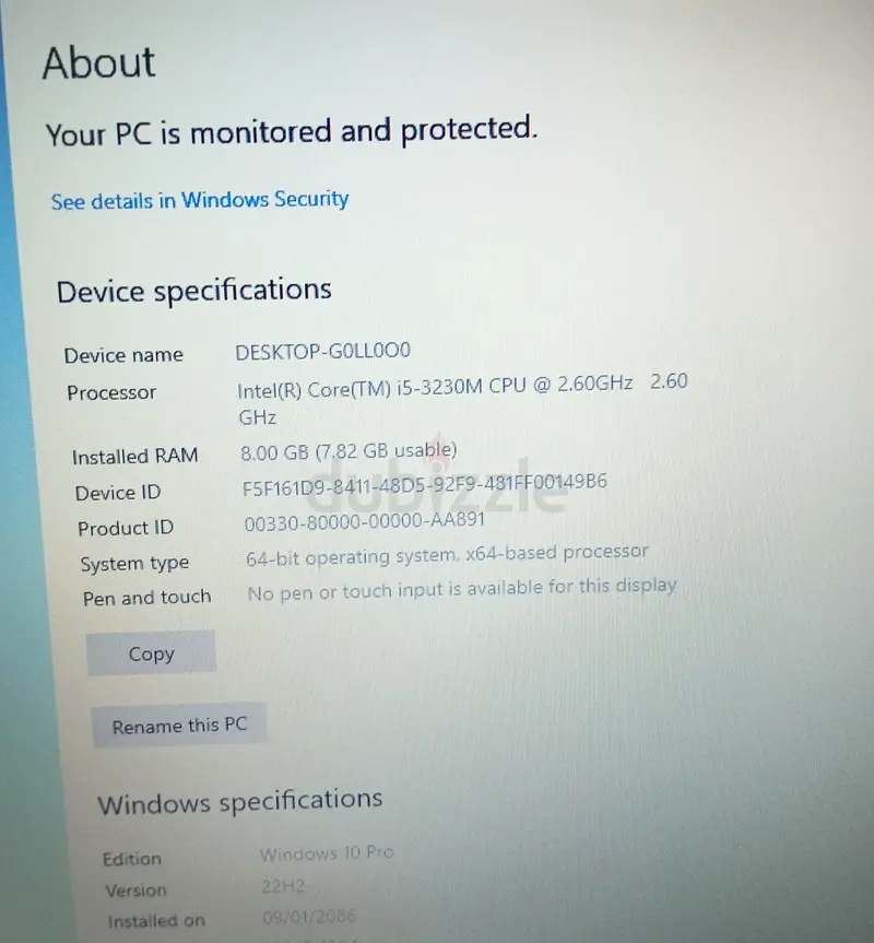 ACER Laptop (I5) 3rd Generation63255526667779115