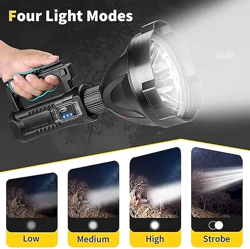 Waterproof Rechargeable Led Flashlights (W5120)63246749072003112
