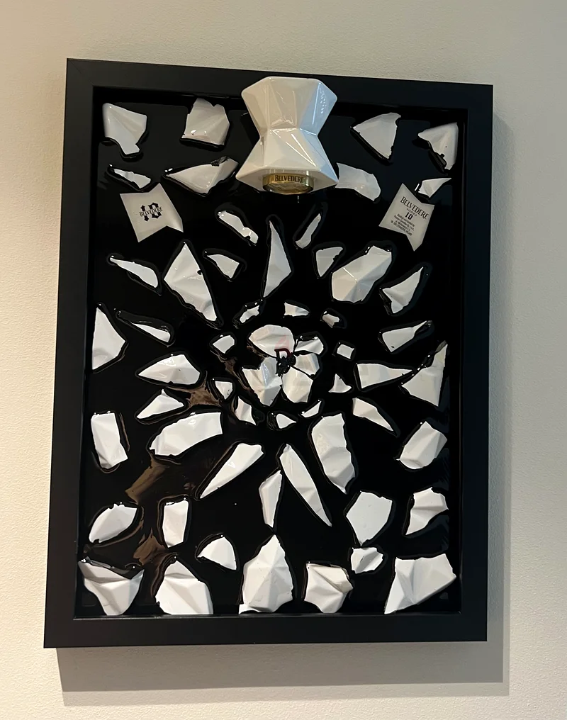 Belvedere 10 Broken Bottle Frame Art Wall hanging62930641721859113
