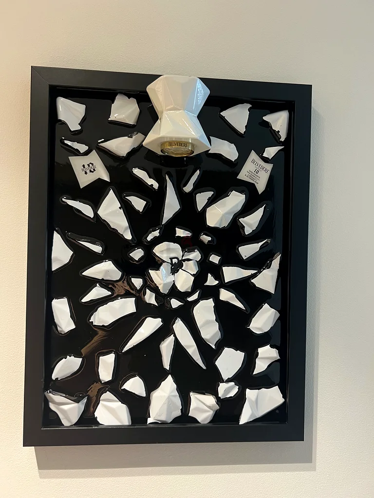 Belvedere 10 Broken Bottle Frame Art Wall hanging62930641721859112