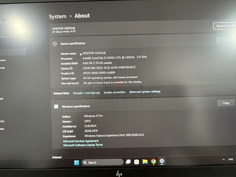 HP Zbook Firefly 14 G763254998397827111