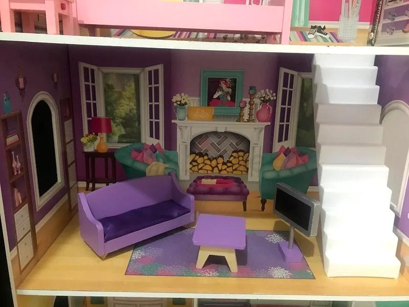 Doll house with furniture toy for sale (wooden)63194601680003111
