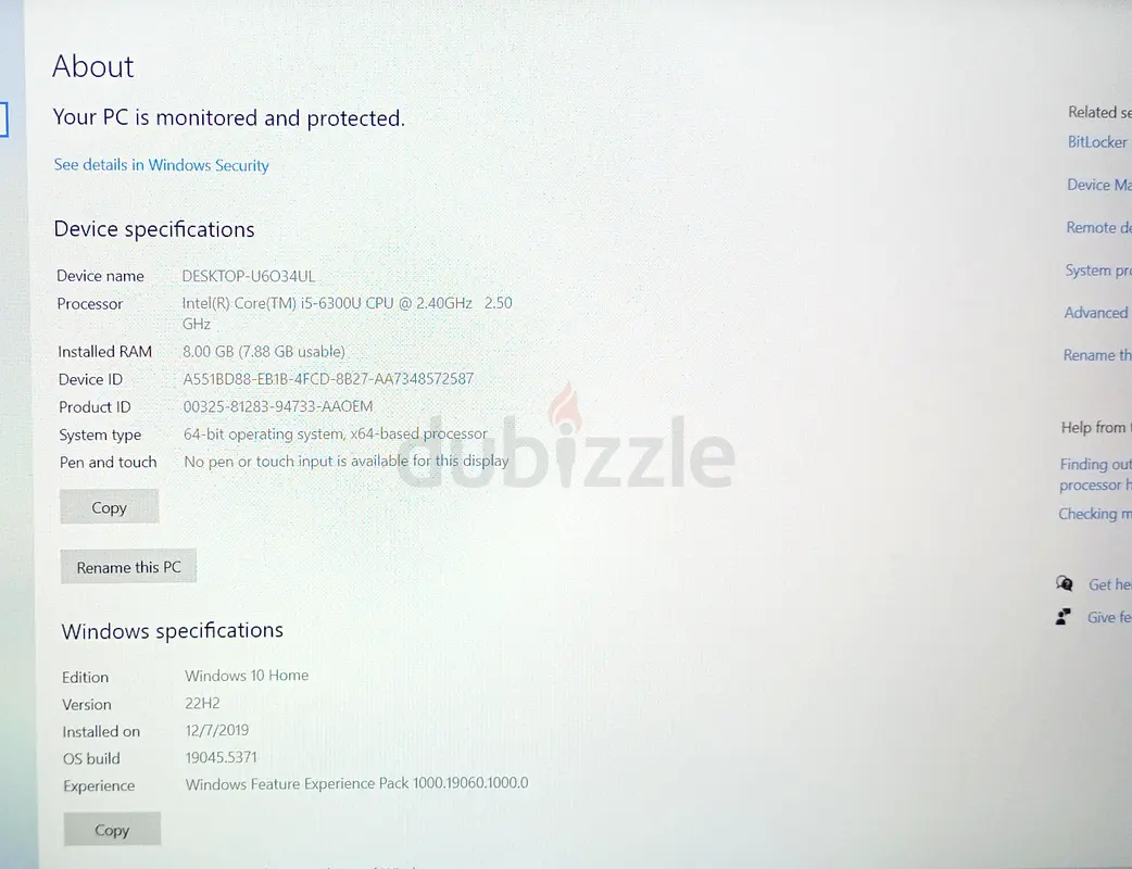 Dell Laptop Latitude E7470 (i5) 6th Gen63255528241409114