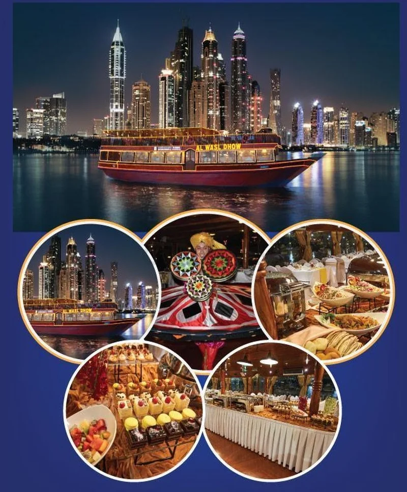 Dazzling Dinner Cruise on Dubai Marina!62929656269698112
