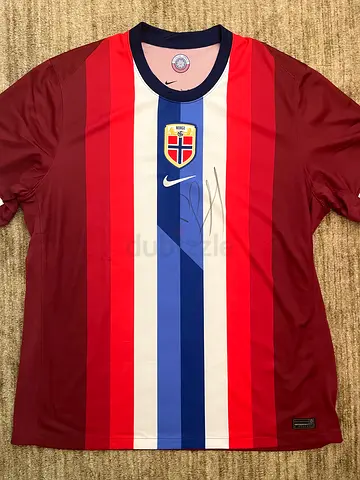 Authentic Haaland Norway National Football Team signed Jersey