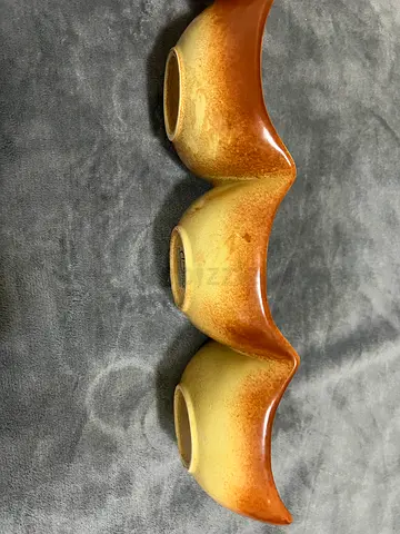 Versatile Ceramic 3-Compartment Dipping Sauce Dish