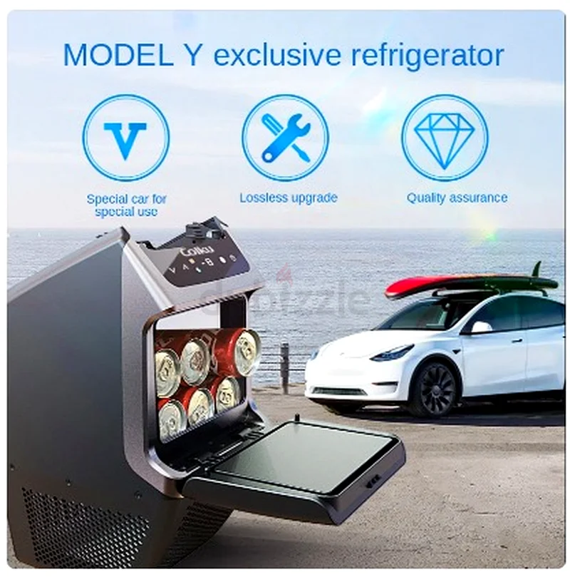 Model Y Mini Car Cooler Box Freezer Refrigerator 4.6L Cooler Warmer Car Fridge  for TESLa63262411174402112